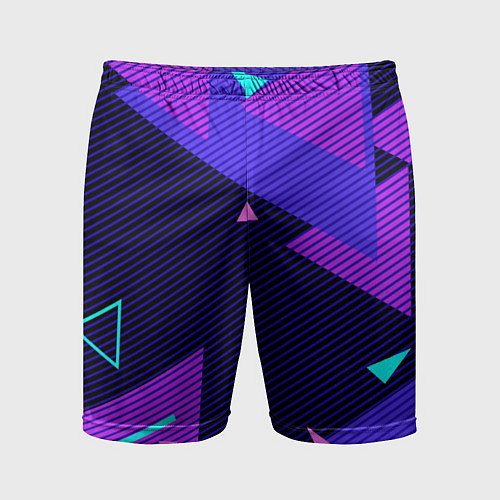 Мужские спортивные шорты ГЕОМЕТРИЯ / 3D-принт – фото 1