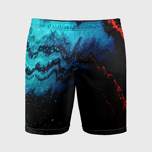 Мужские спортивные шорты ПЛАЗМА / 3D-принт – фото 1