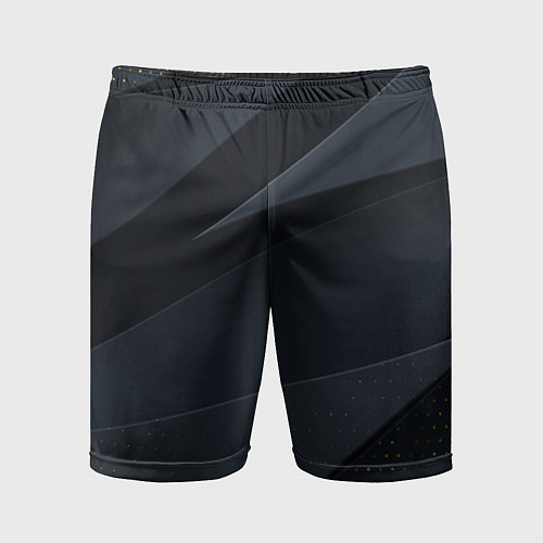 Мужские спортивные шорты Metalic gray / 3D-принт – фото 1