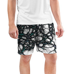 Шорты спортивные мужские NEIROLINK, цвет: 3D-принт — фото 2