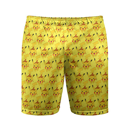 Мужские спортивные шорты Pikachu БОМБИНГ / 3D-принт – фото 1