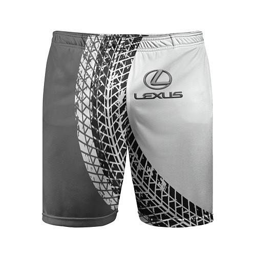 Мужские спортивные шорты LEXUS SPORT / 3D-принт – фото 1