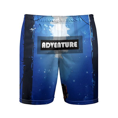 Мужские спортивные шорты ADVENTURE / 3D-принт – фото 1