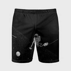 Мужские спортивные шорты Космический клининг