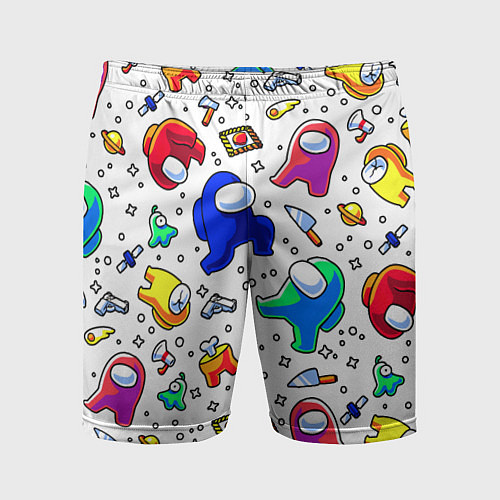 Мужские спортивные шорты AMONG US / 3D-принт – фото 1