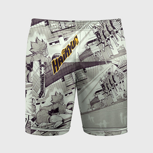 Мужские спортивные шорты Haikyu / 3D-принт – фото 1