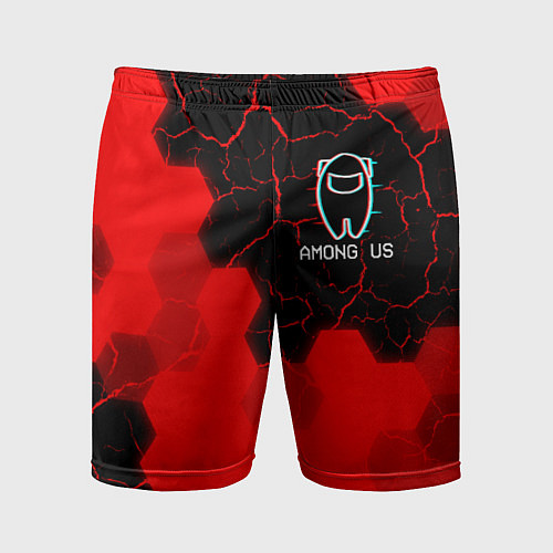 Мужские спортивные шорты AMONG US АМОНГ АС / 3D-принт – фото 1