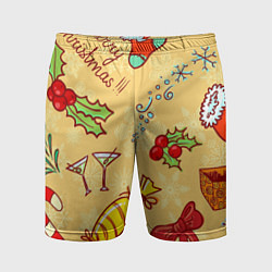 Мужские спортивные шорты Happy New Year