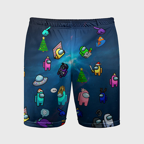 Мужские спортивные шорты Among US / 3D-принт – фото 1