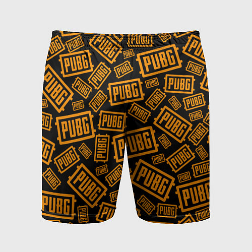 Мужские спортивные шорты PUBG ПАБГ УЗОР / 3D-принт – фото 1
