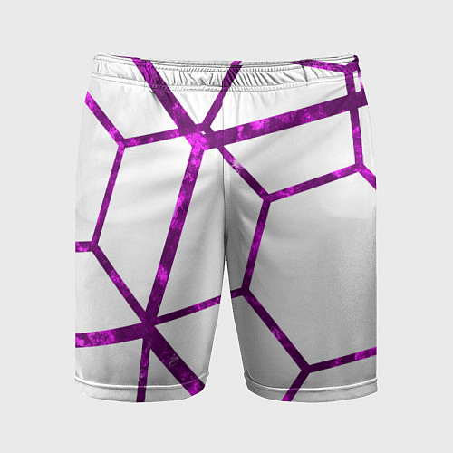 Мужские спортивные шорты Hexagon / 3D-принт – фото 1
