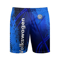 Шорты спортивные мужские Volkswagen, цвет: 3D-принт