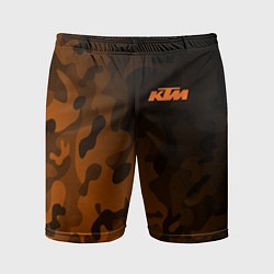 Мужские спортивные шорты KTM КТМ CAMO RACING