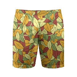Мужские спортивные шорты Яркие осенние листья