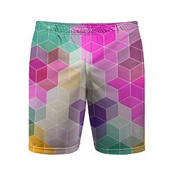 Мужские спортивные шорты Абстрактный разноцветный узор