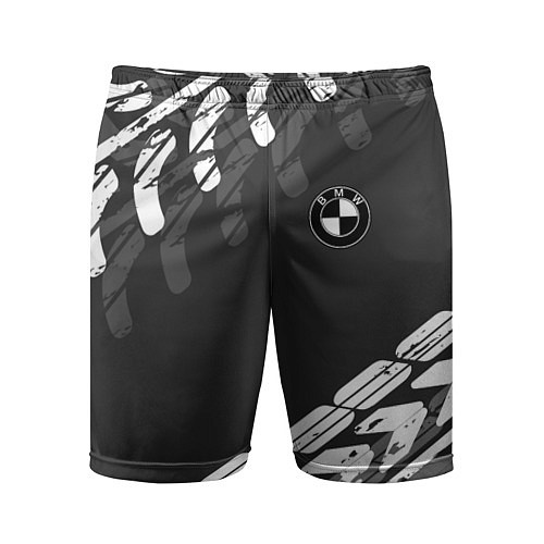Мужские спортивные шорты БМВ BMW TIRE TREAD / 3D-принт – фото 1