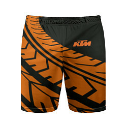 Шорты спортивные мужские ORANGE KTM КТМ Z, цвет: 3D-принт