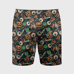 Мужские спортивные шорты Счастливого Хэллоуина