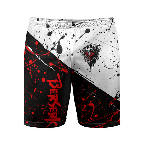 Мужские спортивные шорты Berserk: Черная маска / 3D-принт – фото 1