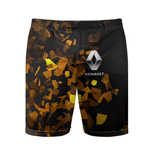 Мужские спортивные шорты Renault Осколки стекла / 3D-принт – фото 1