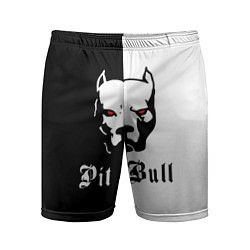 Шорты спортивные мужские Pit Bull боец, цвет: 3D-принт