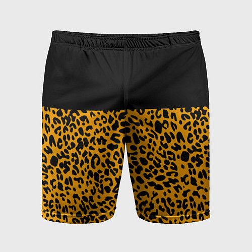 Мужские спортивные шорты СТИЛЬ ЛЕОПАРДА / 3D-принт – фото 1