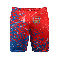 Шорты спортивные мужские Arsenal: Фирменные цвета, цвет: 3D-принт