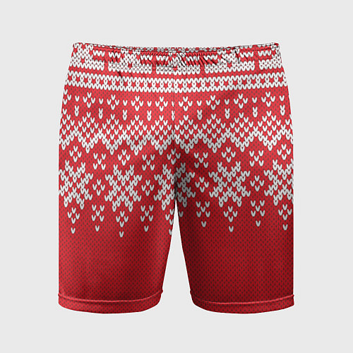 Мужские спортивные шорты Knitted Pattern / 3D-принт – фото 1