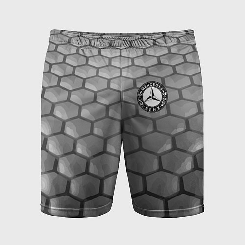 Мужские спортивные шорты Mercedes-Benz pattern / 3D-принт – фото 1