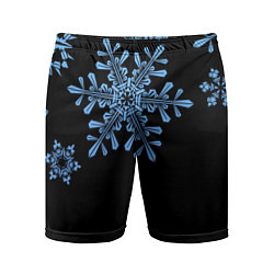 Мужские спортивные шорты Минималистичные Снежинки