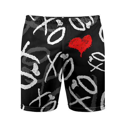 Мужские спортивные шорты The Weeknd - XO / 3D-принт – фото 1