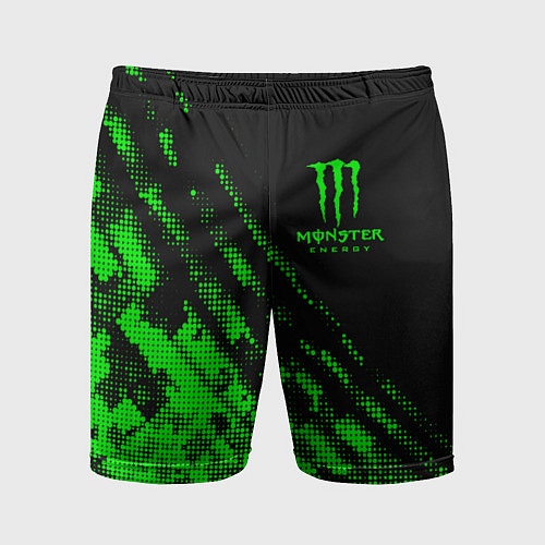 Мужские спортивные шорты Monster Energy Текстура / 3D-принт – фото 1