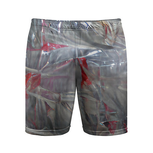 Мужские спортивные шорты Кровавая пленка / 3D-принт – фото 1