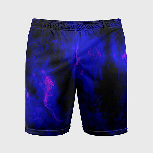 Мужские спортивные шорты Purple Tie-Dye / 3D-принт – фото 1
