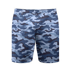 Мужские спортивные шорты Синий Камуфляж Camouflage