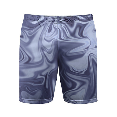 Мужские спортивные шорты Crystal Abstract Blue / 3D-принт – фото 1