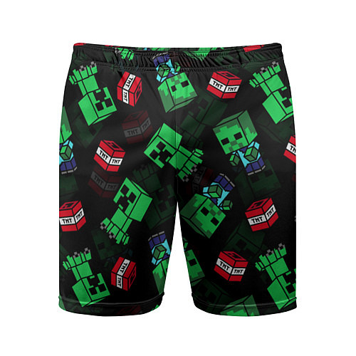Мужские спортивные шорты Майнкрафт Minecraft / 3D-принт – фото 1