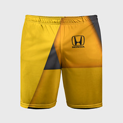 Мужские спортивные шорты Honda - Yellow