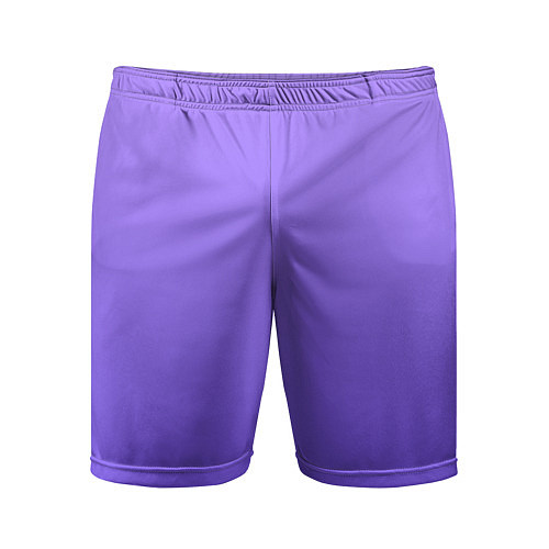 Мужские спортивные шорты Красивый фиолетовый светлый градиент / 3D-принт – фото 1