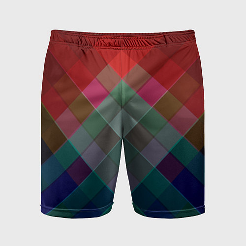 Мужские спортивные шорты Геометрический современный узор / 3D-принт – фото 1