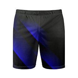 Мужские спортивные шорты Blue Fade 3D Синий градиент