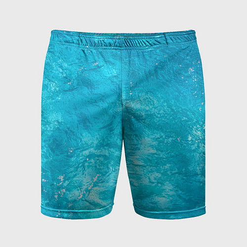 Мужские спортивные шорты Голубой океан Голубая вода / 3D-принт – фото 1