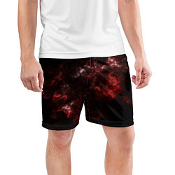 Шорты спортивные мужские Красный космос Red space, цвет: 3D-принт — фото 2