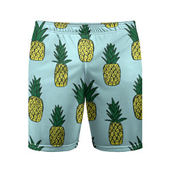 Мужские спортивные шорты Рисунок ананасов