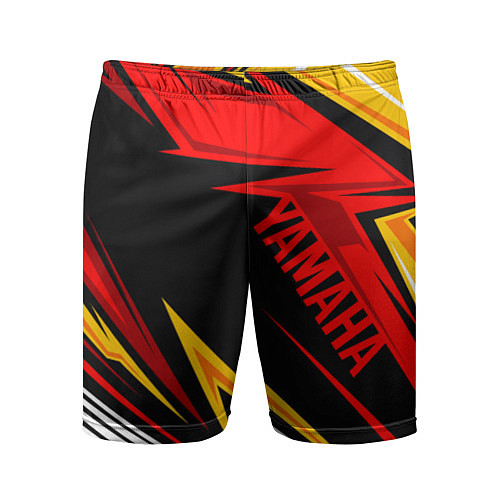 Мужские спортивные шорты YAMAHA SPORT RED / 3D-принт – фото 1
