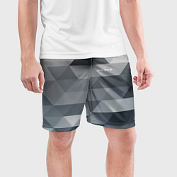 Шорты спортивные мужские Never give up - Никогда не сдавайся, цвет: 3D-принт — фото 2
