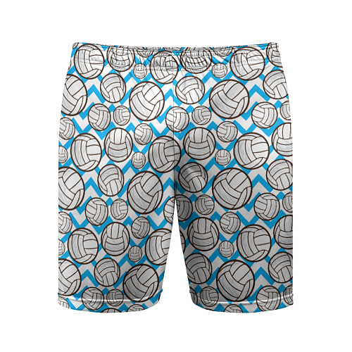 Мужские спортивные шорты Мячи Волейбольные / 3D-принт – фото 1
