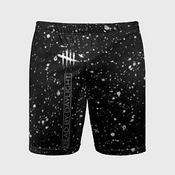 Шорты спортивные мужские DEAD BY DAYLIGHT Брызги По вертикали, цвет: 3D-принт