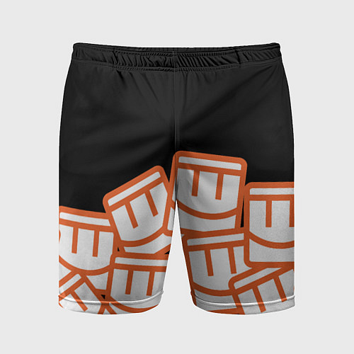 Мужские спортивные шорты Куча смайликов из REC ROOM / 3D-принт – фото 1