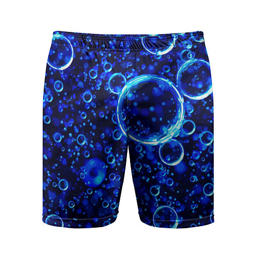 Мужские спортивные шорты Пузыри воздуха в воде Pattern / 3D-принт – фото 1